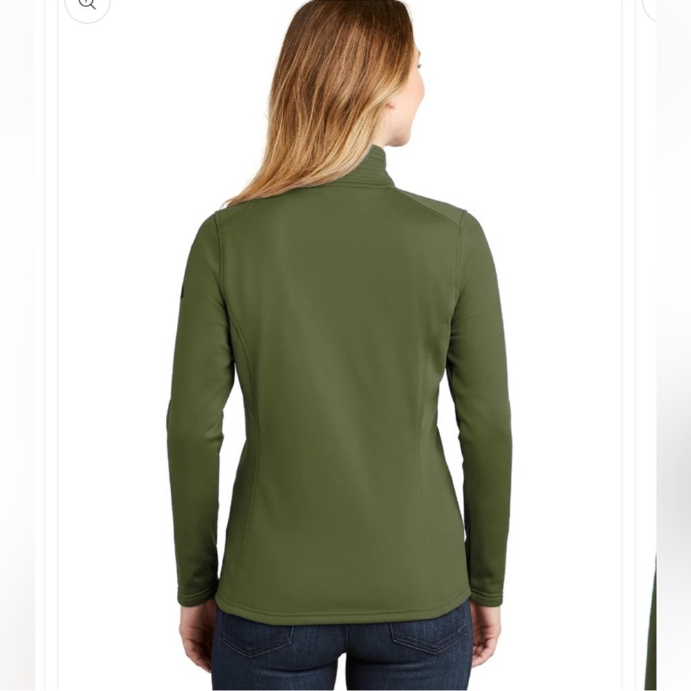 The North Face tech Olive Green Women's Quarter-Zip Top - Picture 2 of 14